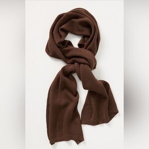 ✨ Anthropologie Elsie Knit Waffle Scarf